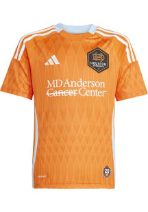Adidas Houston Dynamo Youth Orange 25/26 Home Replica Soccer Jersey