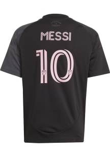Lionel Messi  Adidas Inter Miami CF Youth Black 25/26 Away Replica Soccer Jersey