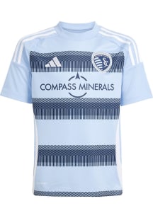 Adidas Sporting Kansas City Youth Light Blue 25/26 Home Replica Soccer Jersey