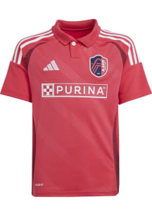 Adidas St Louis City SC Youth Red 25/26 Home Replica Soccer Jersey