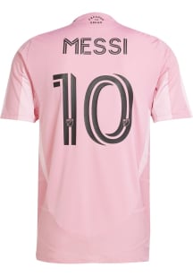Lionel Messi Inter Miami CF Mens Authentic Soccer 25-26 Home Jersey - Pink