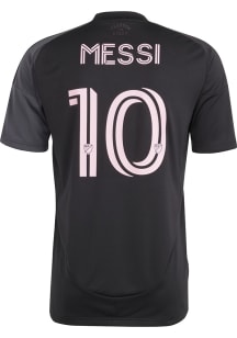 Lionel Messi Inter Miami CF Mens Replica Soccer 25-26 Away Jersey - Black