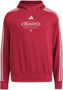 Adidas Indiana Hoosiers Mens Cardinal Spotlight Fashion Hood