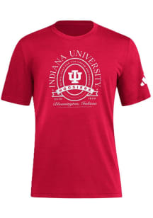 Adidas Indiana Hoosiers Cardinal Heritage Short Sleeve Fashion T Shirt