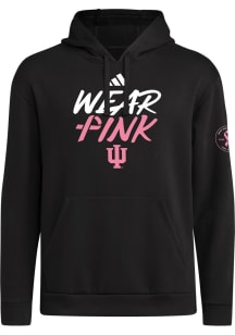 Adidas Indiana Hoosiers Mens Black BHA Long Sleeve Hoodie