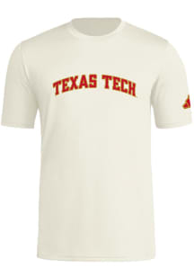 Adidas Texas Tech Red Raiders Cream The Gold Standard Short Sleeve T Shirt
