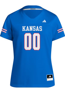 Adidas Kansas Jayhawks Womens Blue Replica Football Jersey