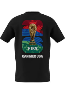 Adidas FIFA Black World Cup Ombre Short Sleeve T Shirt