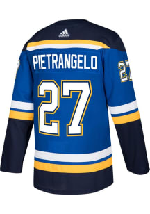 Adidas Alex Pietrangelo St Louis Blues Mens Blue Authentic Hockey Jersey