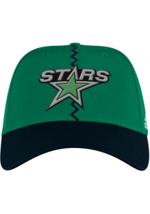 Adidas Dallas Stars Mens Black 2022 Reverse Retro Stretch Flex Hat