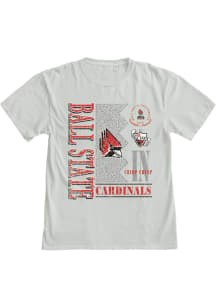 Blue 84 Ball State Cardinals Grey Winning Formula Short Sleeve T Shirt