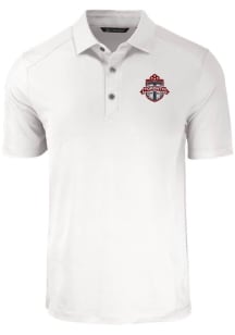 Cutter and Buck Toronto FC Mens White Forge Recycled Short Sleeve Polo
