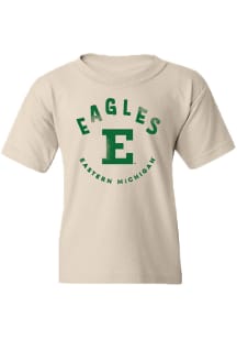 Summit Sportswear Eastern Michigan Eagles Youth  Arched Wordmark Short Sleeve T-Shirt