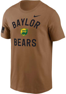 Nike Baylor Bears Brown Military Appreciation DriFit Short Sleeve T Shirt
