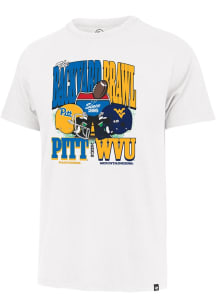 47 Pitt Panthers White Football Backyard Brawl 2025 Short Sleeve Fashion T Shirt