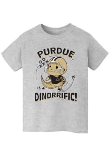 Vive La Fete Purdue Boilermakers Youth Grey Dino-Riffic Short Sleeve T-Shirt