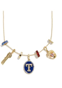 BaubleBar Texas Rangers 5 Charm Womens Necklace