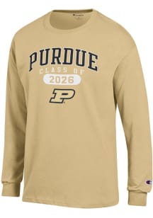 Champion Purdue Boilermakers Gold Class of 2026 Jersey Long Sleeve T Shirt