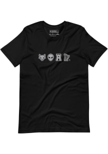 San Antonio Spurs Black Big 4 Short Sleeve T Shirt