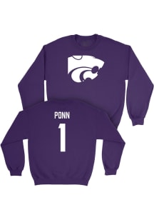 Caleigh Ponn K-State Wildcats Mens Purple NIL Legacy Player Crew