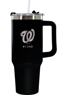 The Memory Company Washington Nationals Dad 40oz Stainless Steel Tumbler - Black