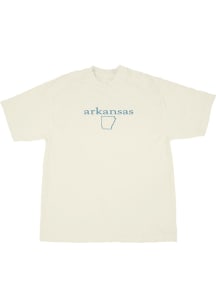 Blue 84 Arkansas Ivory Arkansas Short Sleeve Fashion T Shirt