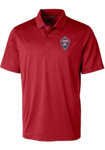 Cutter and Buck Colorado Rapids Mens Red Prospect Short Sleeve Polo