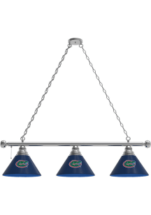 Florida Gators 3 Shade Silver Billiard Lamp