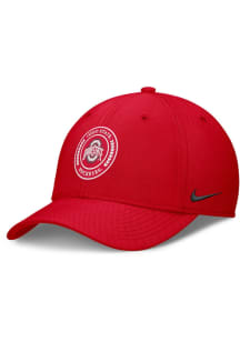 Nike Ohio State Buckeyes Mens Red Country Club Swooshflex Flex Hat