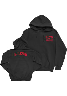 Allie Faulkner Campus Ink Miami RedHawks Youth NIL Victory Long Sleeve Player Hoodie Black