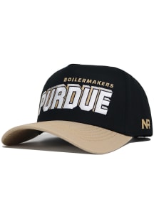 No Rivals Purdue Boilermakers Courtside Adjustable Hat - Black