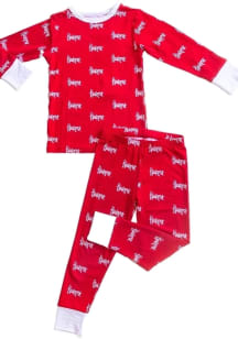 Nebraska Cornhuskers Toddler Red Top and Bottom Loungewear Sleep Pants
