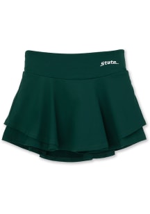 Michigan State Spartans Girls Green Flutter Shorts