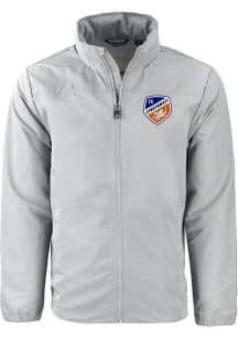 Cutter and Buck FC Cincinnati Mens Grey Charter Eco Light Weight Jacket