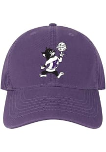 K-State Wildcats Basketball Relaxed Twill Adjustable Hat - Purple