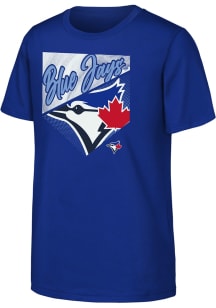 Toronto Blue Jays Youth Blue Prime Plate Short Sleeve T-Shirt
