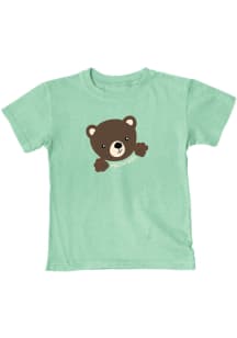 Blue 84 Michigan Toddler Green Bear Short Sleeve T-Shirt