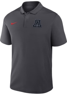 Nike Arizona Wildcats Mens Anthracite DriFit Victory Color Pop Short Sleeve Polo