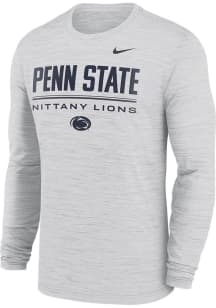 Nike Penn State Nittany Lions White DriFit Velocity Long Sleeve T-Shirt