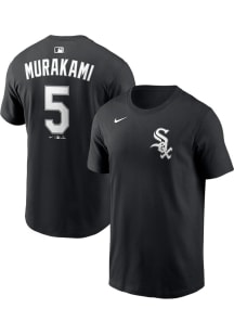 Munetaka Murakami Chicago White Sox Black Home Short Sleeve Player T Shirt