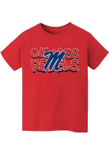 Vive La Fete Ole Miss Rebels Toddler Red Ian Short Sleeve T-Shirt