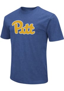 Colosseum Pitt Panthers Blue Playbook Wordmark Short Sleeve T Shirt