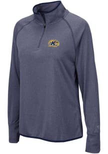 Colosseum Kent State Golden Flashes Womens Blue Bailey Qtr Zip Pullover