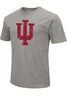 Colosseum Indiana Hoosiers Grey Playbook Short Sleeve T Shirt
