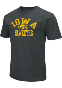 Colosseum Iowa Hawkeyes Black Playbook Number One Short Sleeve T Shirt