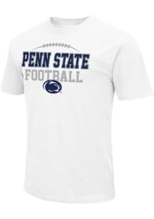 Colosseum Penn State Nittany Lions White Football Short Sleeve T Shirt