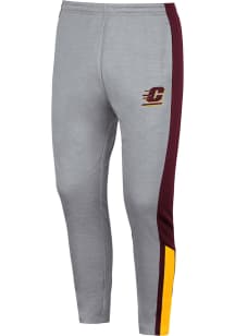 Colosseum Central Michigan Chippewas Mens Grey Up Top Fleece Pants
