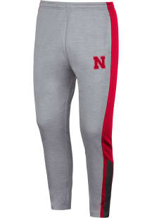 Colosseum Nebraska Cornhuskers Mens Grey Up Top Fleece Pants