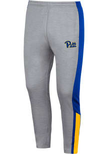 Colosseum Pitt Panthers Mens Grey Up Top Fleece Pants