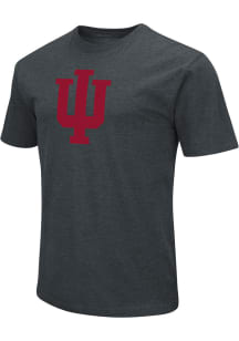 Colosseum Indiana Hoosiers Black Big Logo Short Sleeve T Shirt